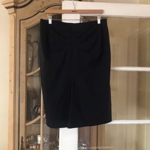 BCBGMaxazria black pencil skirt size 10